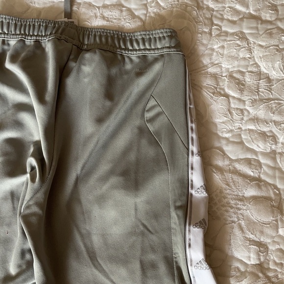 COPY - Adidas Grey Joggers with Zip Detail - Picture 6 of 7